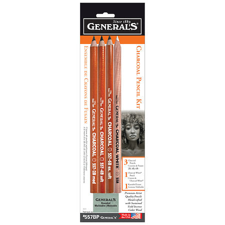 General's - Charcoal Pencil Kit (Set of 3)
