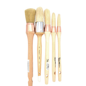 FC Art - White Hog Bristle Sash Brush Series no. 4261
