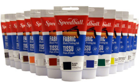 Speedball Block Printing Fabric Inks