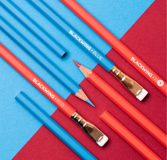 Blackwing Red & Blue - (Box of 4)