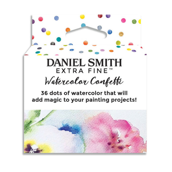 Daniel Smith Watercolours - Dot Try-It Cards, Confetti , 36 Colors