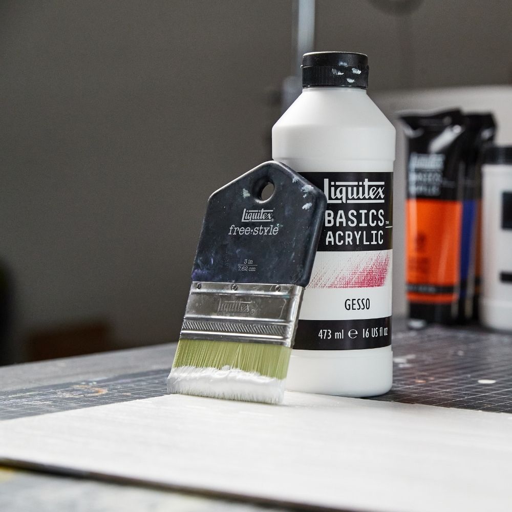 Liquitex Basics - Acrylic Gesso - White