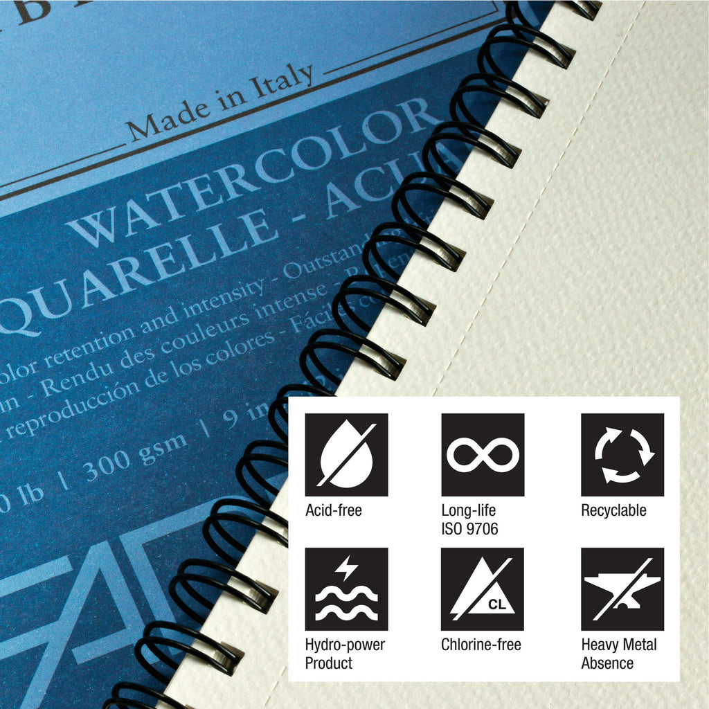 Fabriano 1264 - Watercolour Pads (Wire Bound)