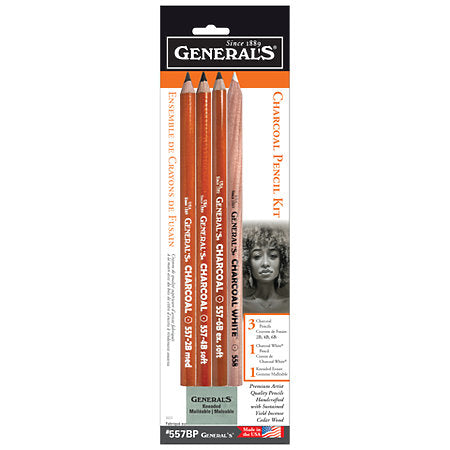General's - Kit de fusains (lot de 3)