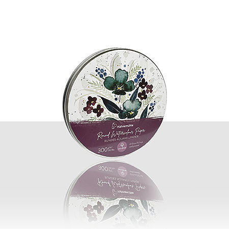 Hahnemuehle -  Expressions Watercolor Round Paper Tin Set