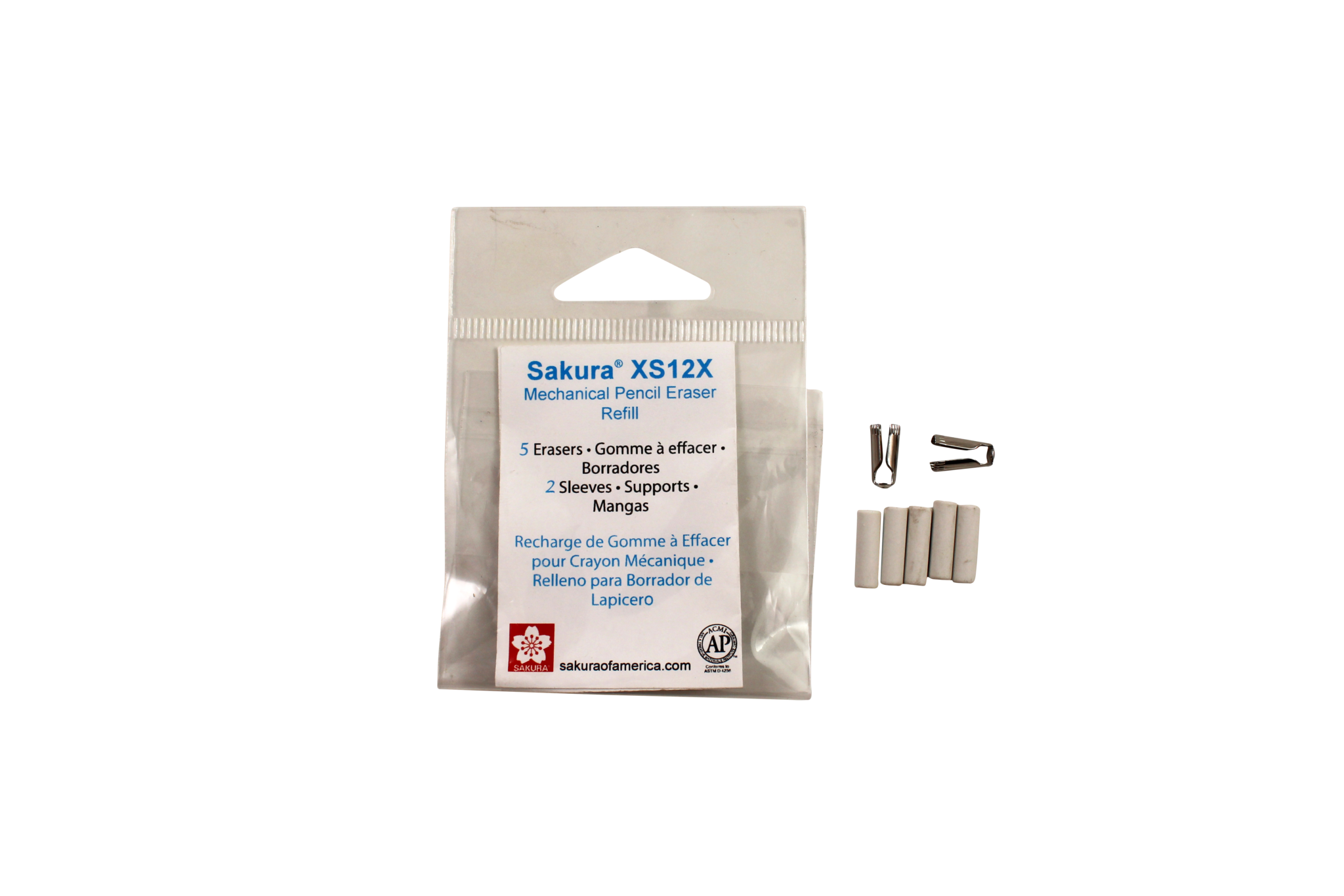 Sakura - Recharge de gomme pour crayon mécanique série XS12 
