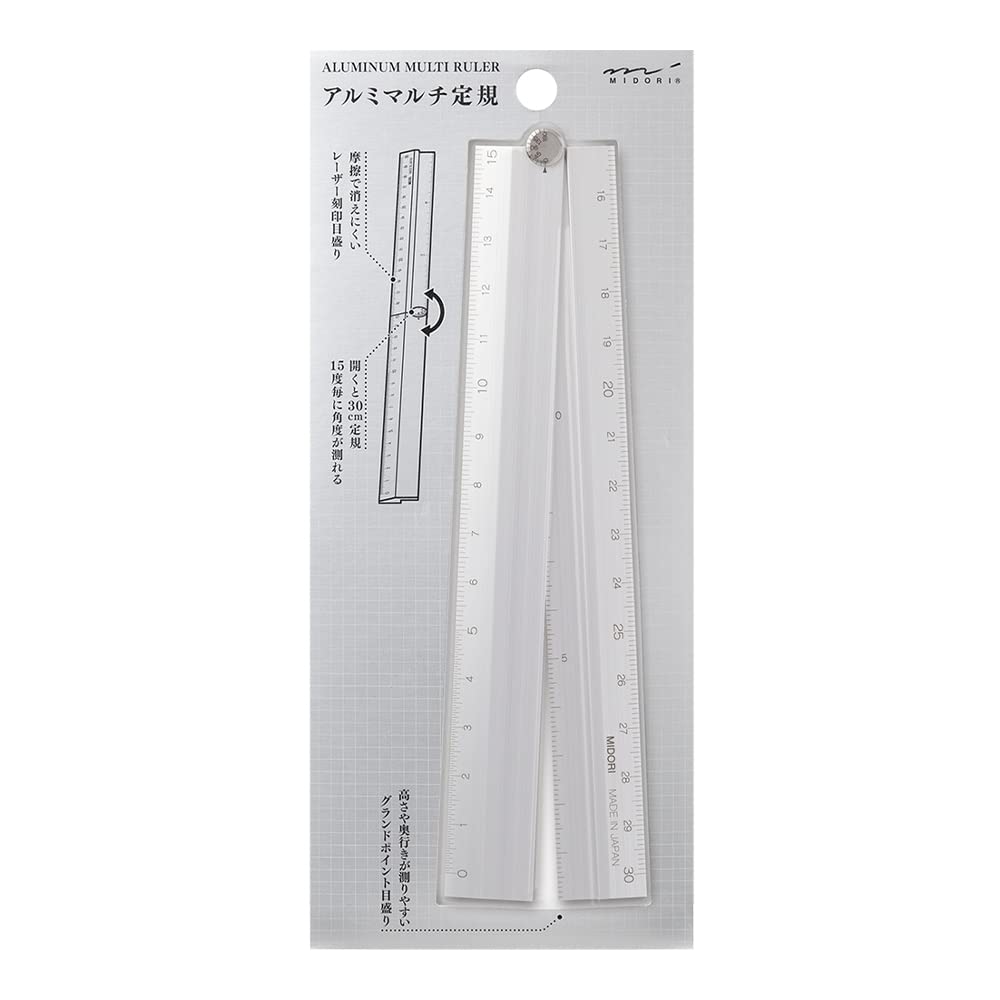Midori - Multi Ruler Aluminum