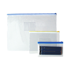 Sacs à fermeture éclair en vinyle