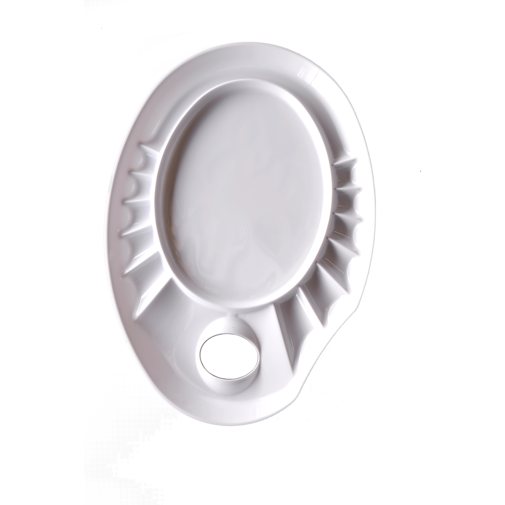 Palette détachable avec emplacements pour peinture