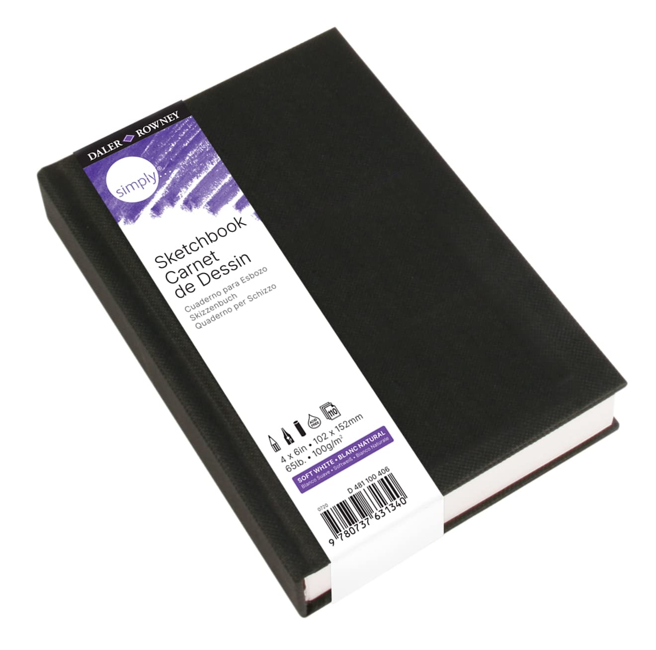 Daler Rowney - SIMPLY Hard Cover Sketchbook (65lbs)