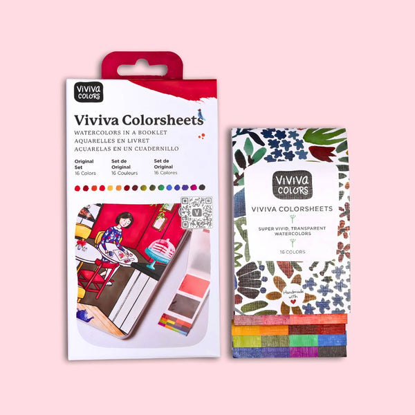 Viviva Watercolours - Colorsheets (16 Colors Original Set)