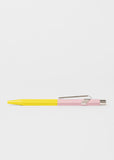 Caran d'Ache - 849 Paul Smith, Ballpoint Pen - Chartreuse Yellow & Rose