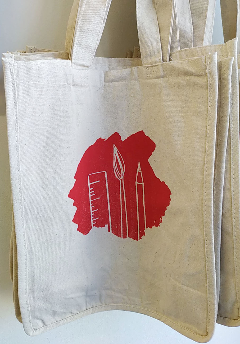 Handprinted Tote Bags