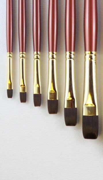 HJ - Pinceaux pour huile et acrylique Aquatec 