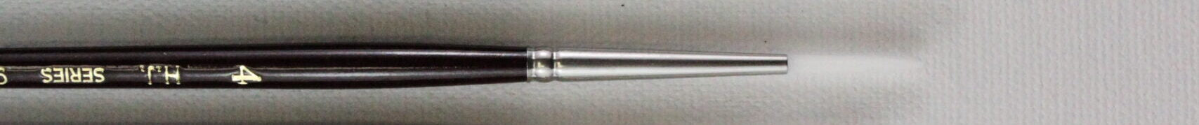 HJ - Brosses à manche court en taklon blanc 