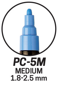 POSCA - Paint Markers - Medium 1.8/2.5mm (PC-5M)