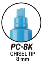 POSCA - Marqueurs peinture - Pointe biseautée 8 mm (PC-8K)