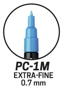 POSCA - Paint Markers - Extra-Fine 0.7mm (PC-1M)