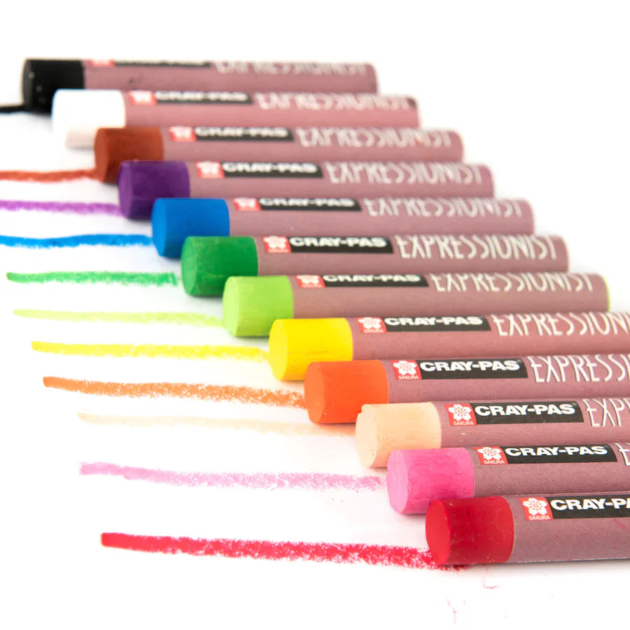 Cray-Pas - Pastels à l'huile expressionnistes