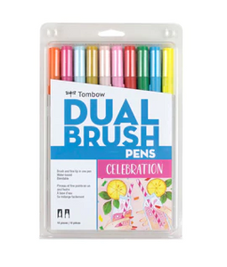 Tombow - Dual Brush Pens 10-Pen Marker Sets