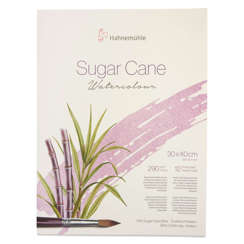 Hahnemuhle - Sugar Cane Watercolour Cold Press Paper Block (140lbs)