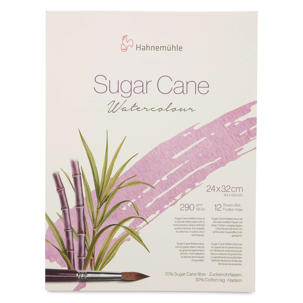 Hahnemuhle - Sugar Cane Watercolour Cold Press Paper Block (140lbs)