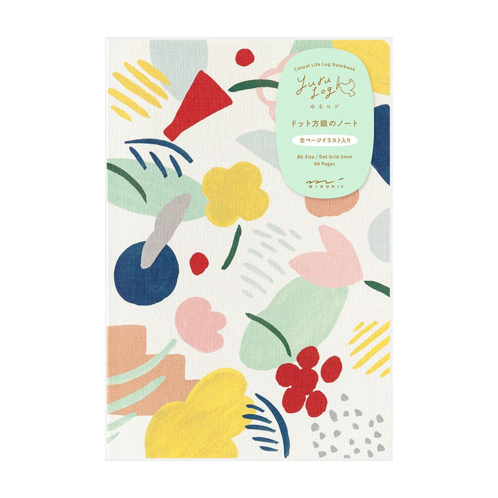 Midori - Yuru Log Book - Motif Textile (B6)