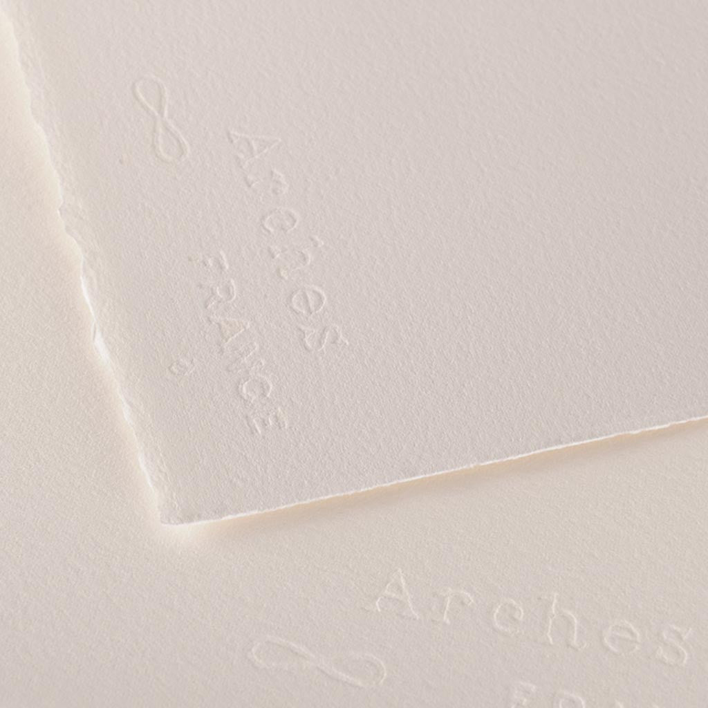 Arches Hot Press Watercolour Paper 22"x30" Sheets (Natural White)