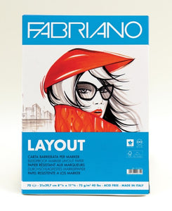 Fabriano - Layout Marker Pad, 70 Sheets