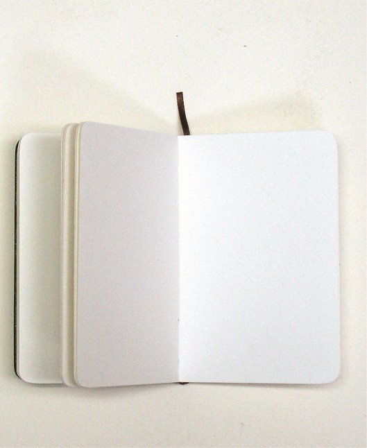 Bloc de dessin à couverture rigide - 160 g/m² - 7,6 x 12,7 cm