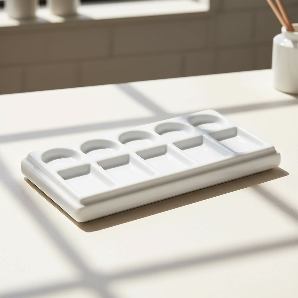 Palette rectangulaire en céramique