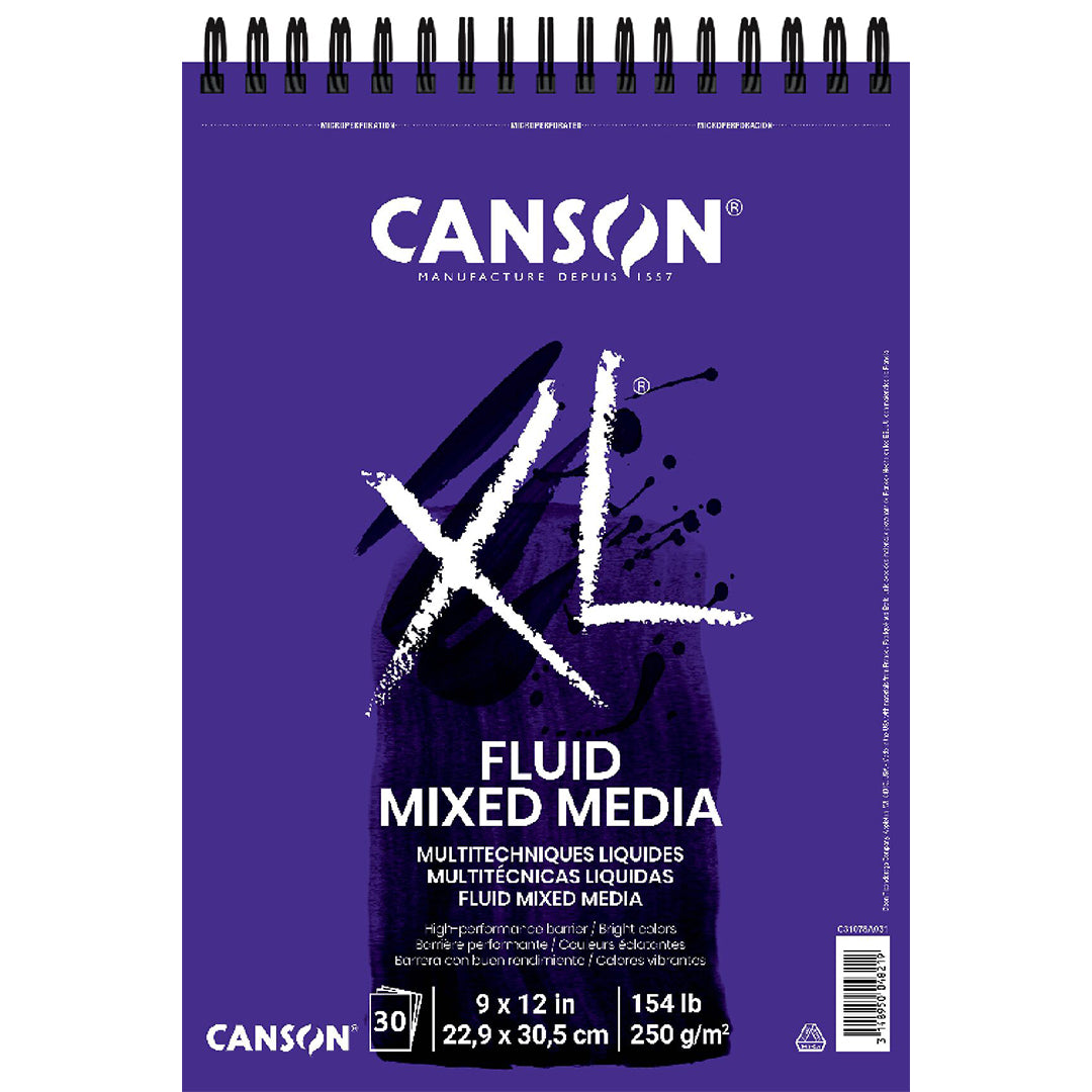 Canson - XL Fluid Mixed Media Pad (154lb)