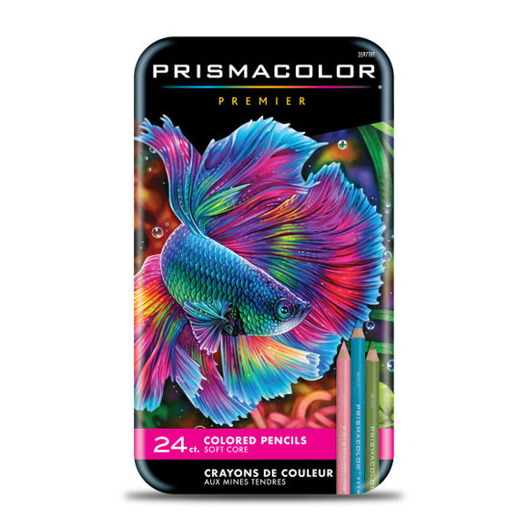Prismacolor - Premier Thick Core Coloured 24 Pencil Set