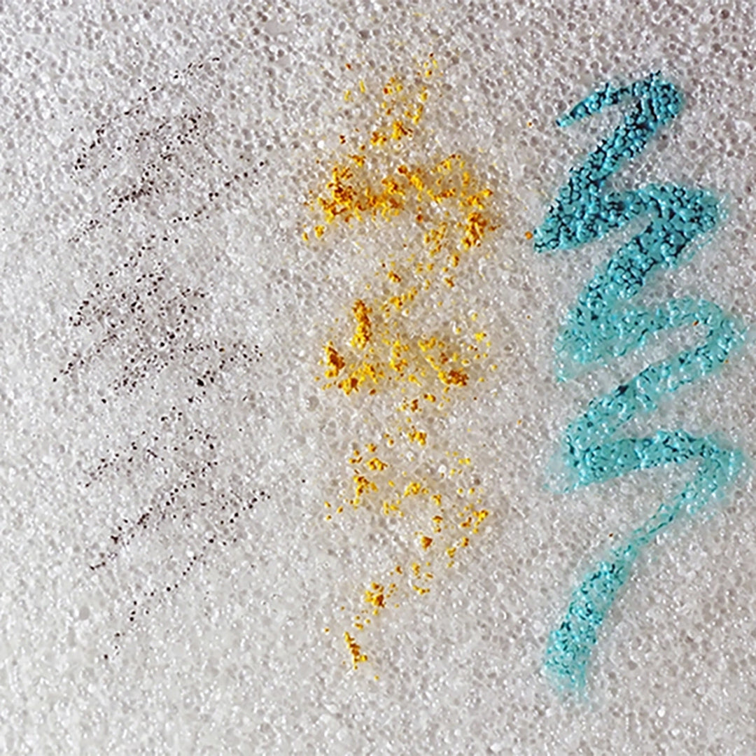 Gel à billes de verre doré