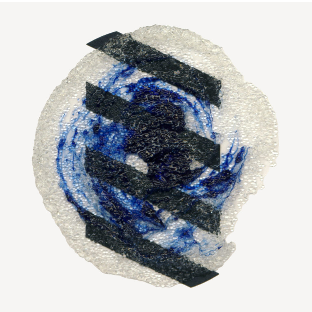 Gel à billes de verre doré