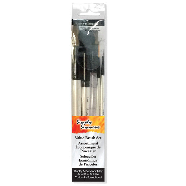 Robert Simmons Simply Simmons Watercolor Brush Set - Pure Spring Set Of 5 Brushes