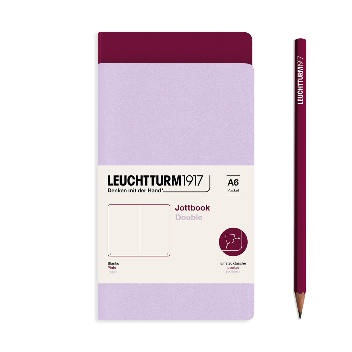 Leuchtturm - Jottbook Double Poche A6