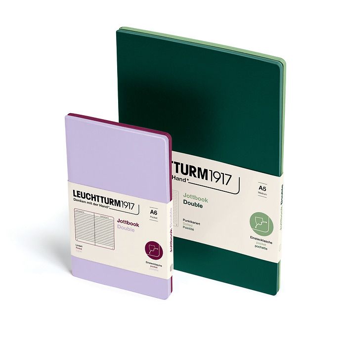 Leuchtturm - Jottbook Double Poche A5