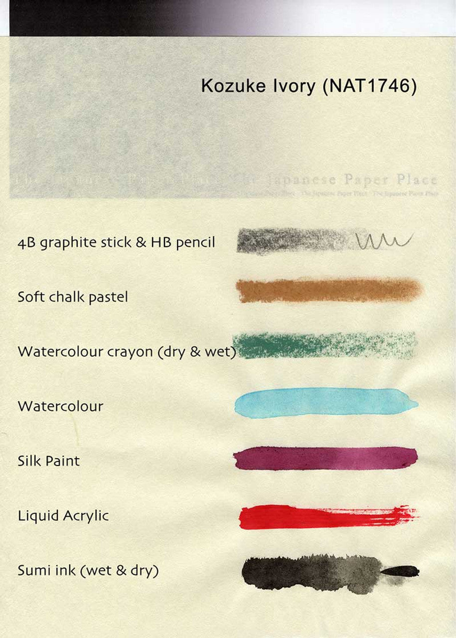 Kozuke Ivory Paper (Sized)