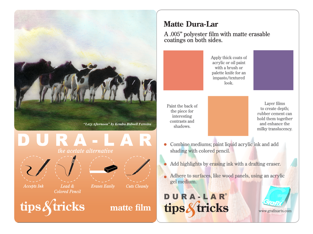 Dura-Lar - Matte Transluscent Paper Pad