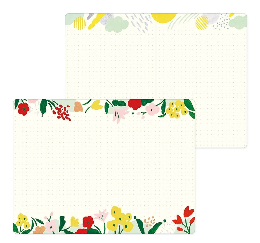 Midori - Yuru Log Book - Motif Textile (B6)
