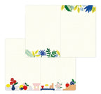 Midori - Yuru Log Book - Motif Textile (B6)