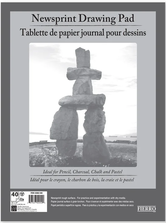 Newsprint Drawing Paper Pad (40 sheets)