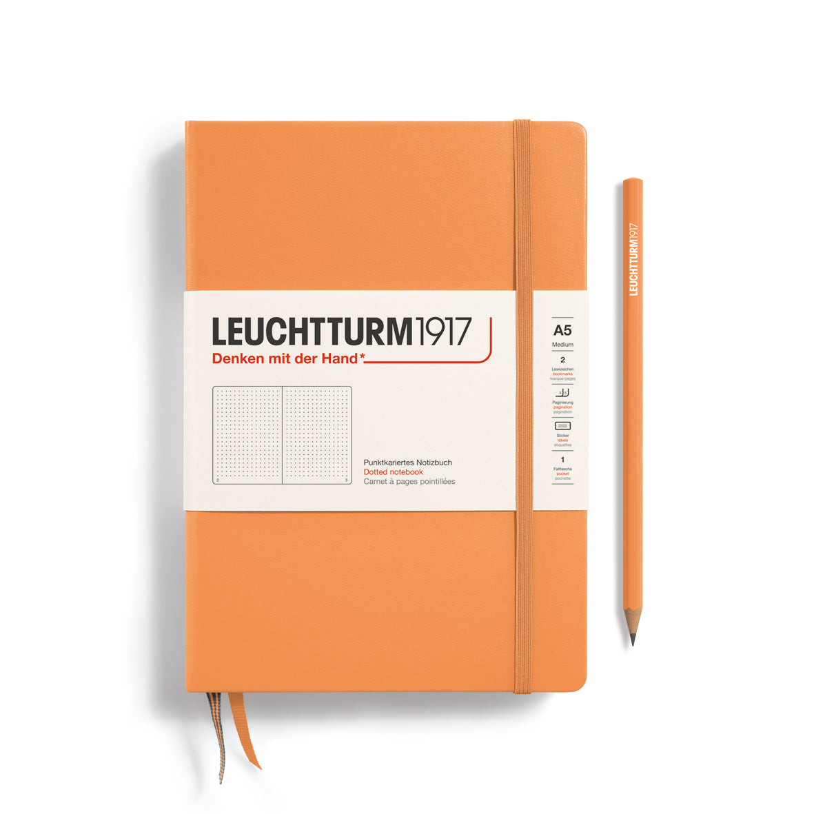 Leuchtturm - Carnet de notes Nouvelles couleurs (2024) Couverture rigide A5 Medium