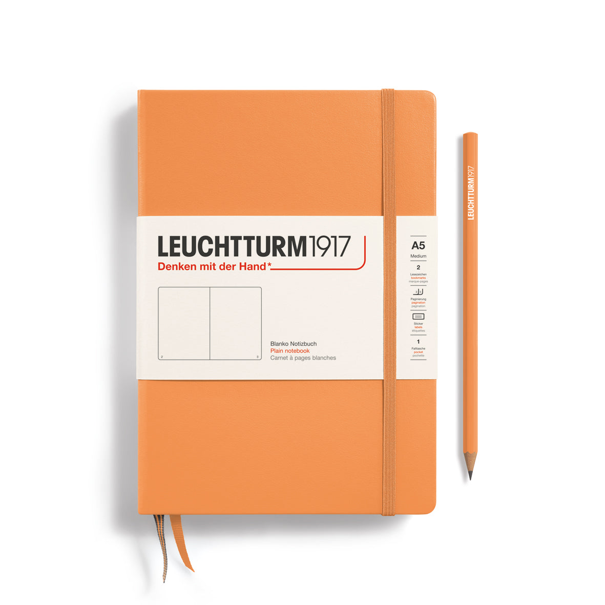 Leuchtturm - Carnet de notes Nouvelles couleurs (2024) Couverture rigide A5 Medium