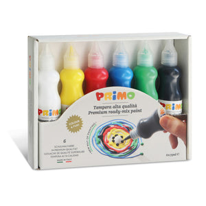 Primo - Tempera Paint Set 75ml (6pk)