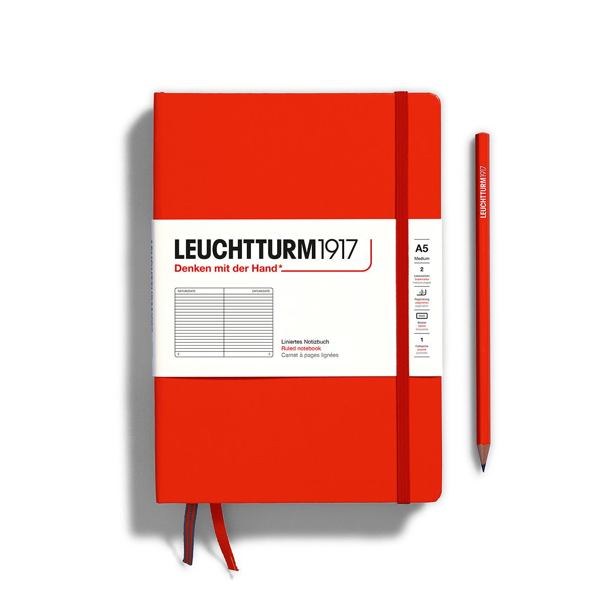 Leuchtturm - Carnet de notes Couleurs naturelles (2023) Couverture souple A5 Medium 