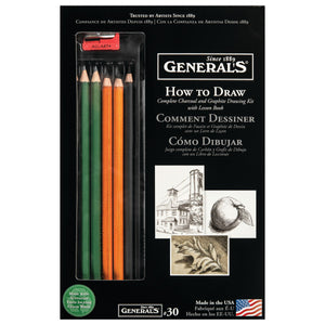 General's - Learn to Draw Graphite & Charcoal Set