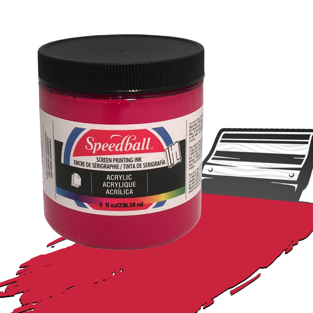 Encres acryliques Speedball pour sérigraphie, 237 ml (8 oz).
