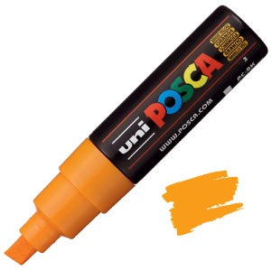 POSCA - Marqueurs peinture - Pointe biseautée 8 mm (PC-8K)